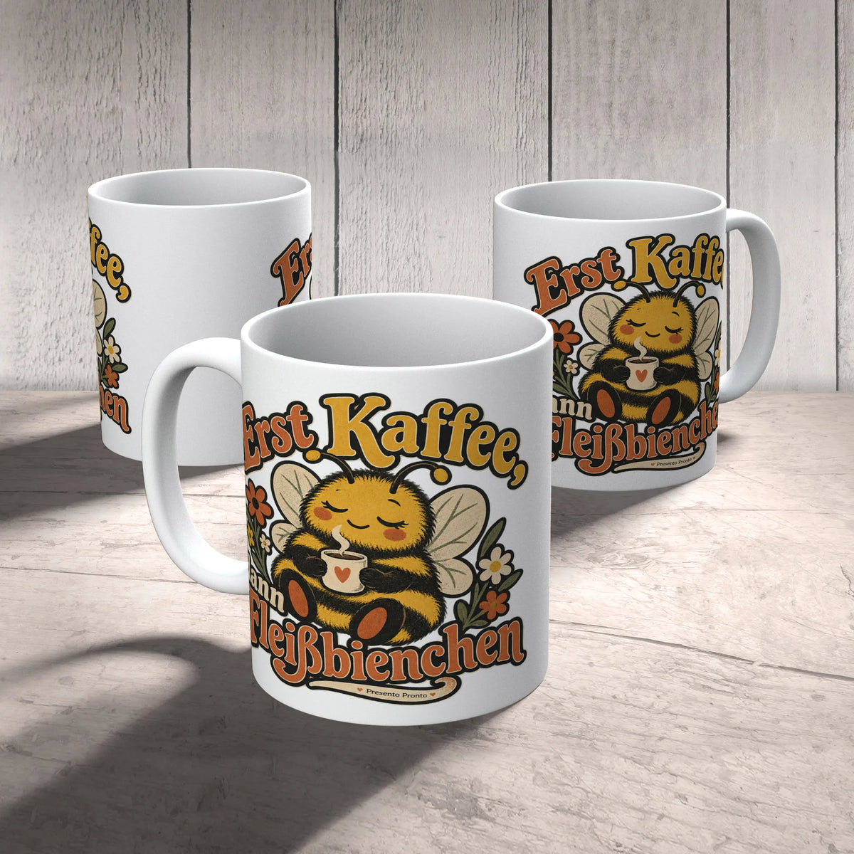 Lustige Tasse mit Biene für fleißige Kolleginnen|p:2016832|h:52ab700aa1fe458a7d4817403f396df0