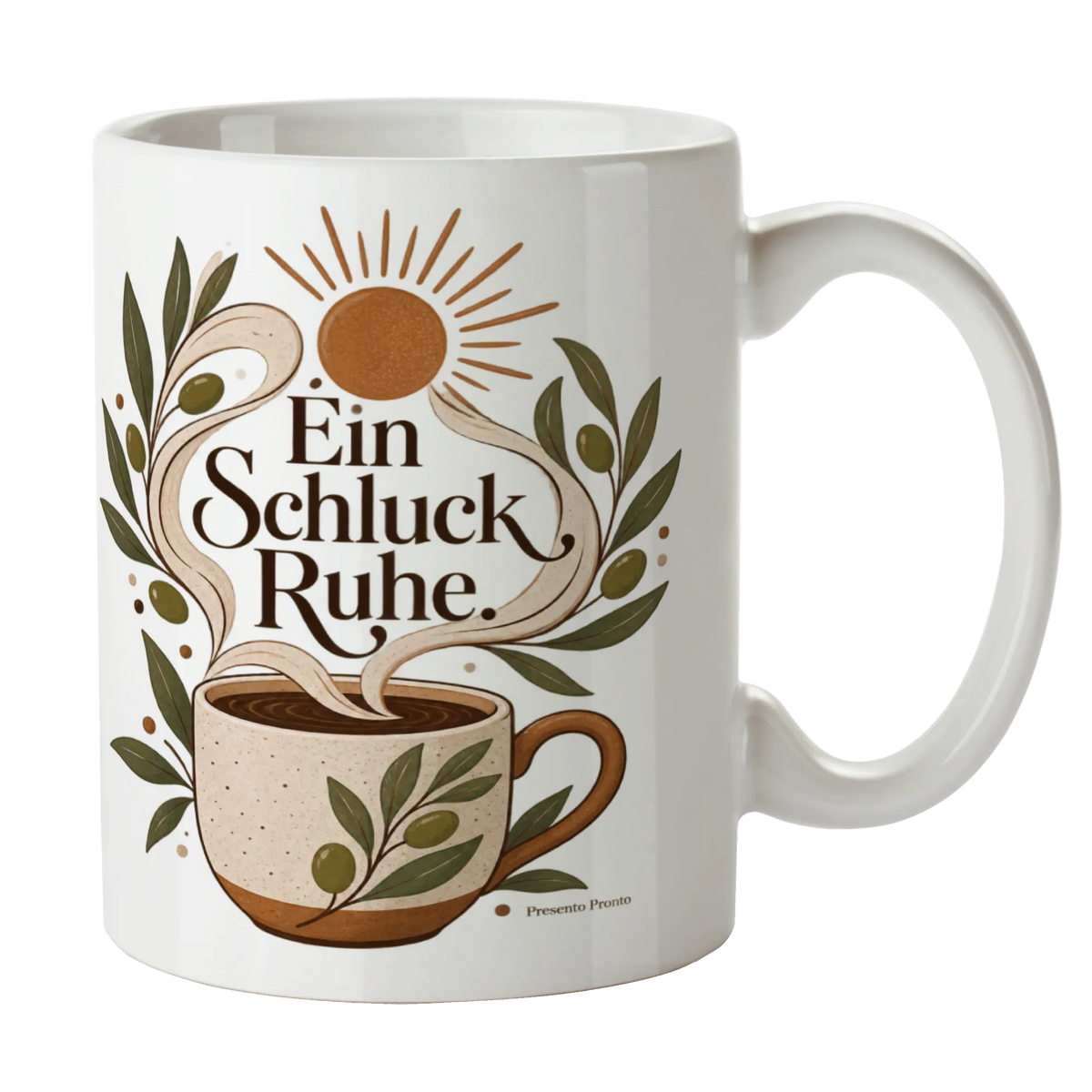 Ruhige Ästhetische Tasse für Auszeit mit Olivenblättern|p:2016833|h:9bc1ad63804375afc6f3f4ca515bcc39