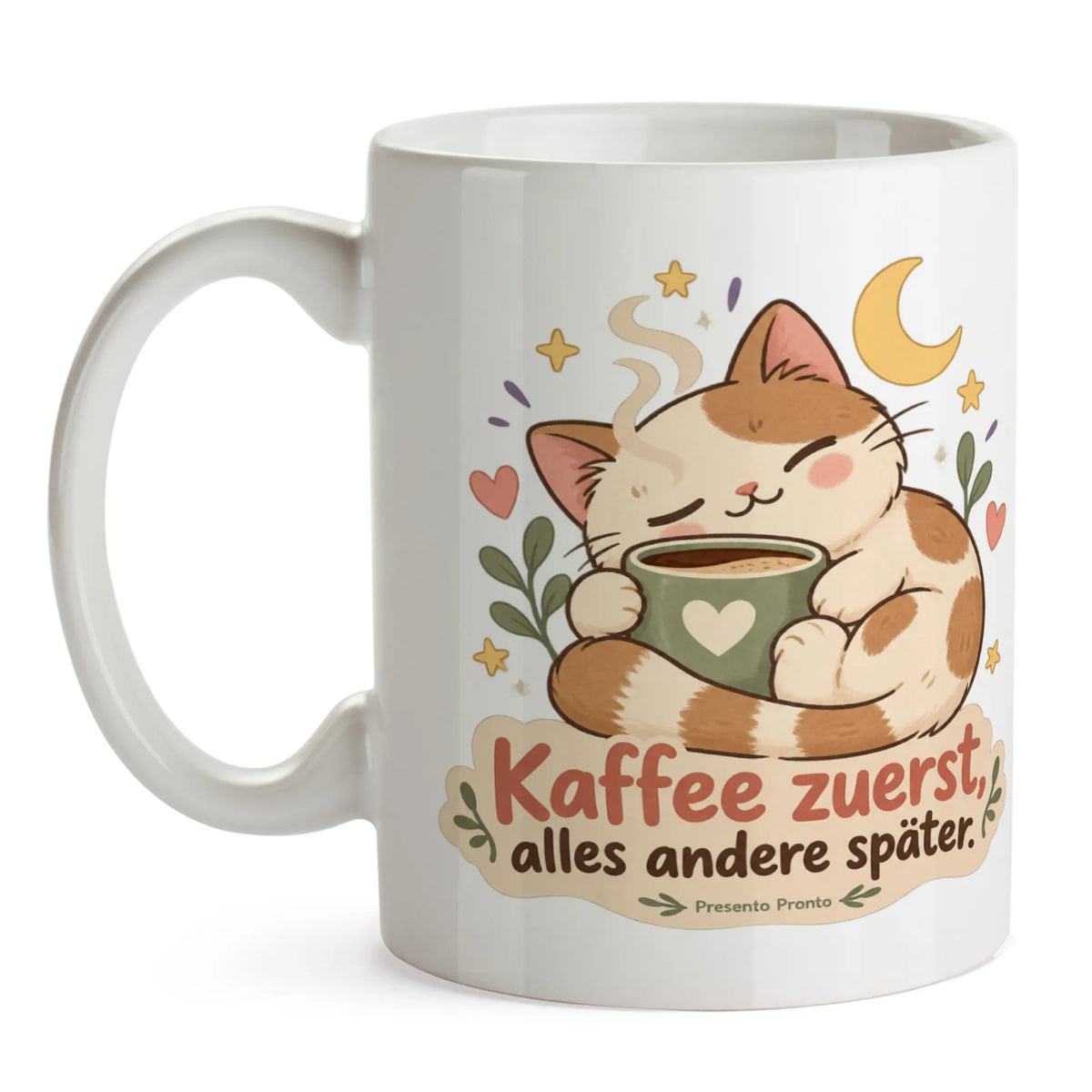 Süße Tasse für Katzenliebhaber mit schlafender Katze|p:2016834|h:50f233cb18c0d0bbbdadac0da26b11a0