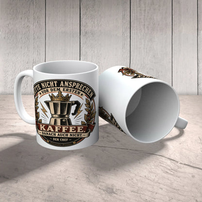 Lustige Tasse für den Chef mit gekrönter Kaffeekanne|p:2016838|h:ab97d4a3d7a040206313cd75f4baf457