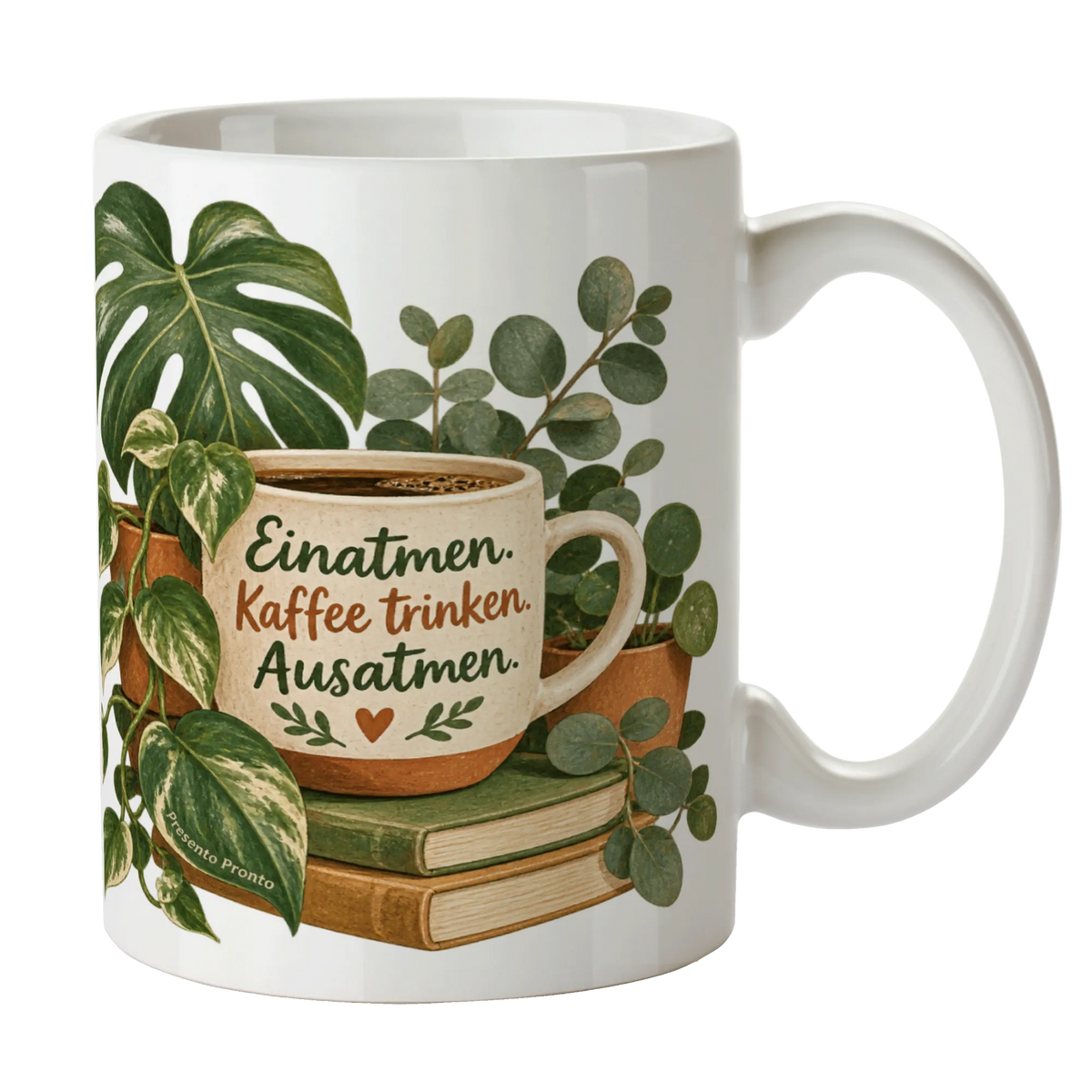 Achtsame Kaffeetasse fürs Büro mit Pflanzen|p:2016839|h:45aedf069c03f5cec1ed5b601ec819a7
