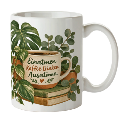 Achtsame Kaffeetasse fürs Büro mit Pflanzen|p:2016839|h:45aedf069c03f5cec1ed5b601ec819a7