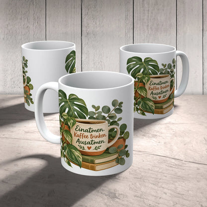 Achtsame Kaffeetasse fürs Büro mit Pflanzen|p:2016839|h:506789cadb573f79f749e1f5ab42e803
