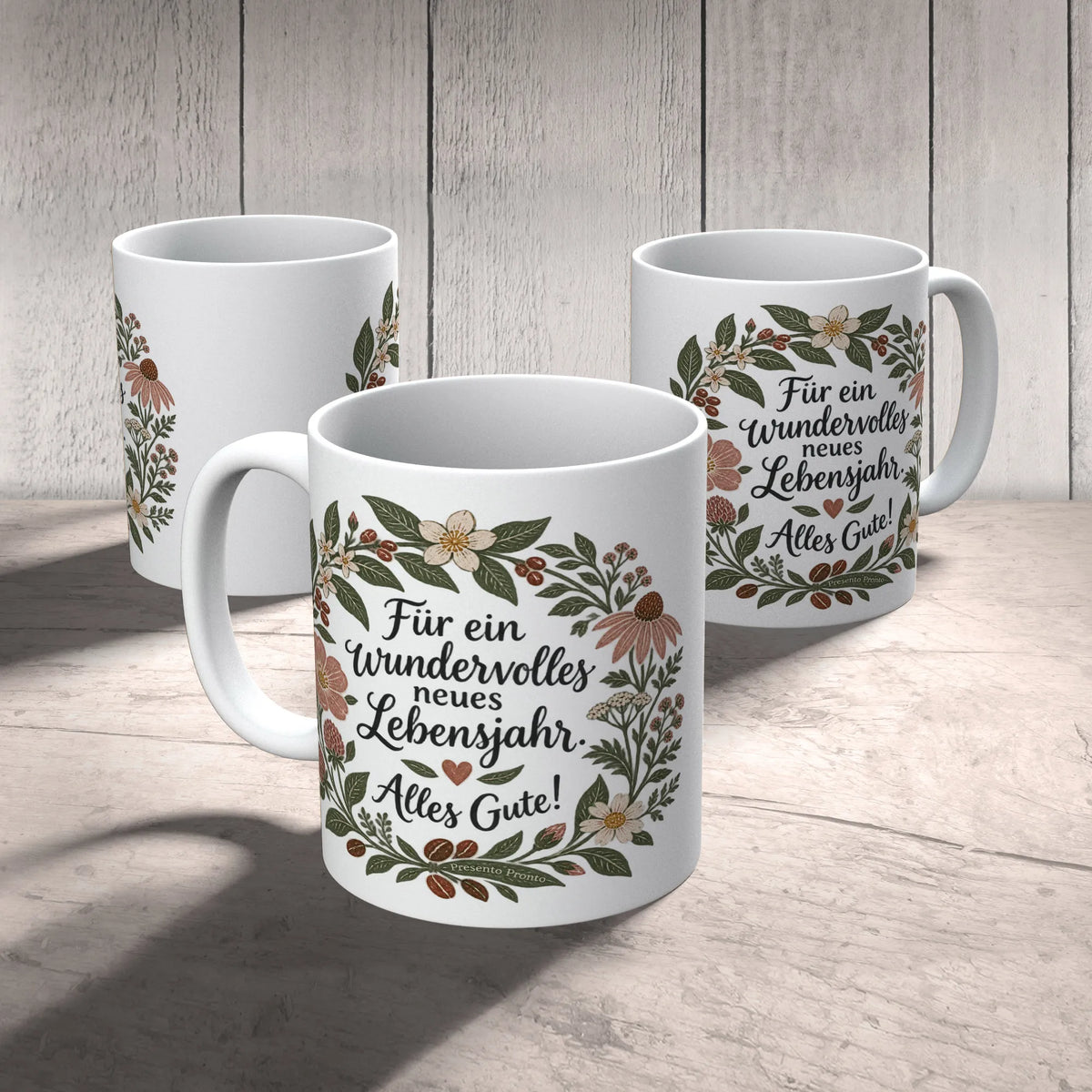 Achtsame Tasse zum Geburtstag mit Blumenkranz|p:2016842|h:b0b675bfcdcb8a944444970ebbc59962