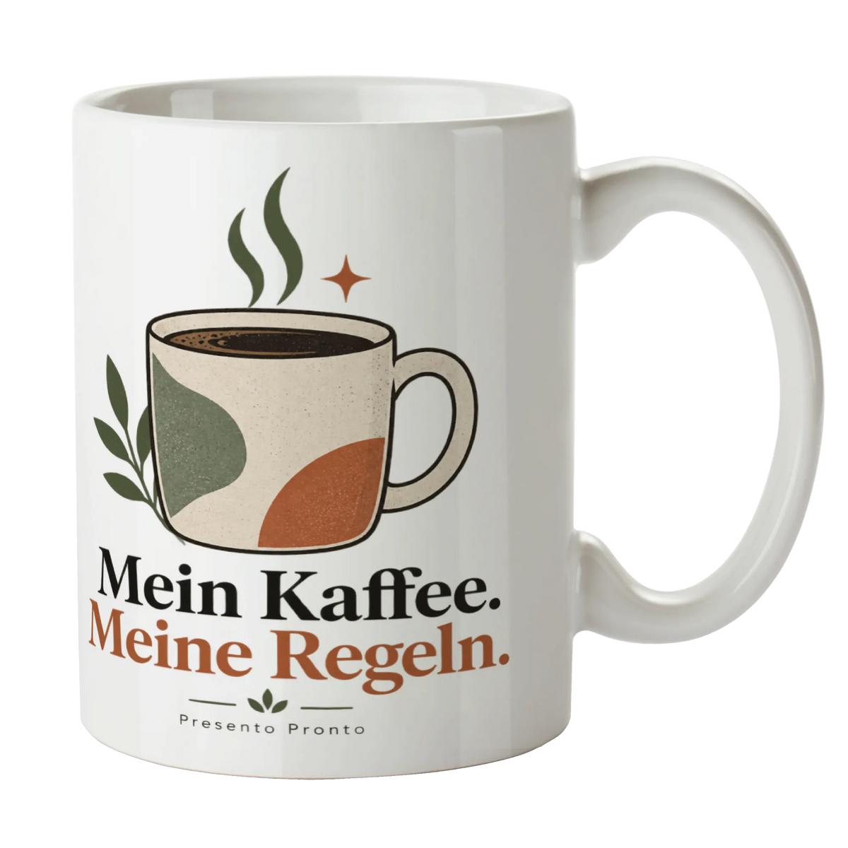 Coole Tasse für Kaffeefans mit gezeichnetem Becher|p:2016843|h:5c9fb671179ada8a3d1b9dfab518c31b