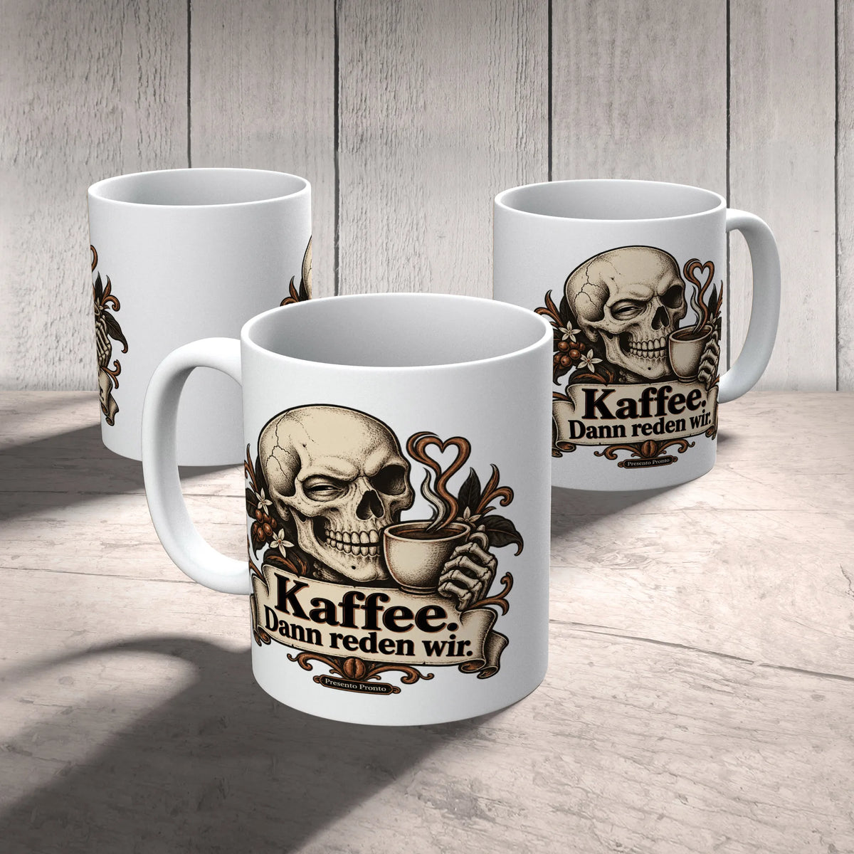 Lustige Totenkopf-Tasse für Morgenmuffel mit Schädel und Kaffee|p:2016844|h:fd8b0fa0e2795af6295818d6b606f517