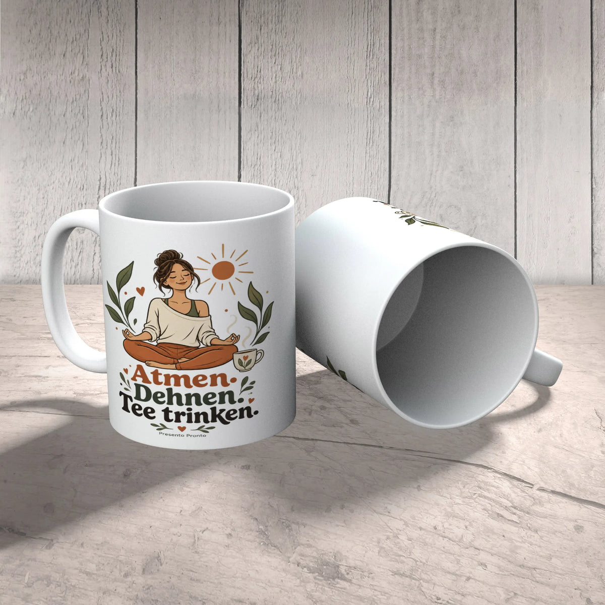Entspannende Yoga-Tasse für Yoginis in Lotuspose|p:2016845|h:698116e10194bfd9199488c1be04837f