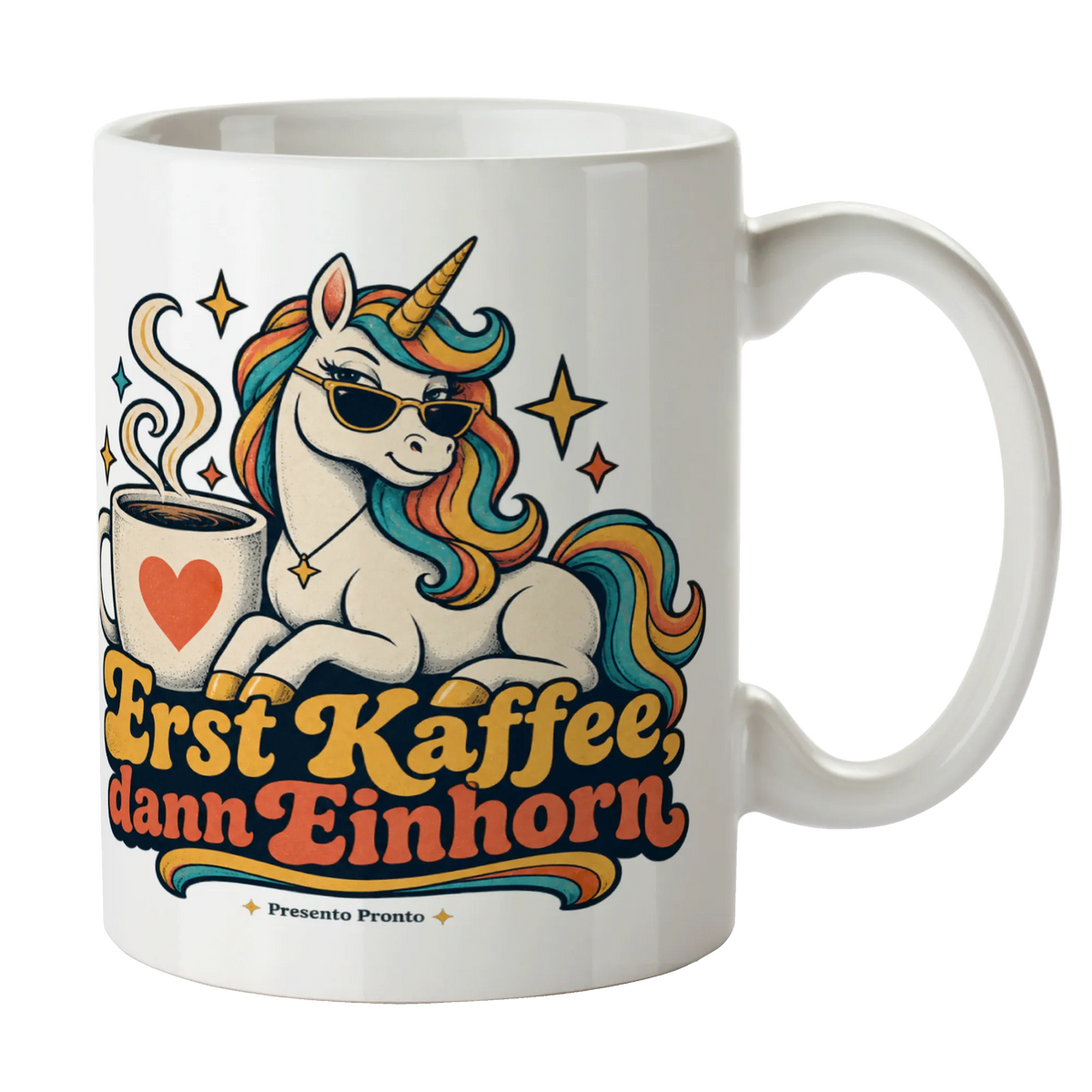 Lustige Einhorn Tasse mit Sonnenbrille für Kaffeefans|p:2016846|h:da61885b0376151c6674a248522db2ca