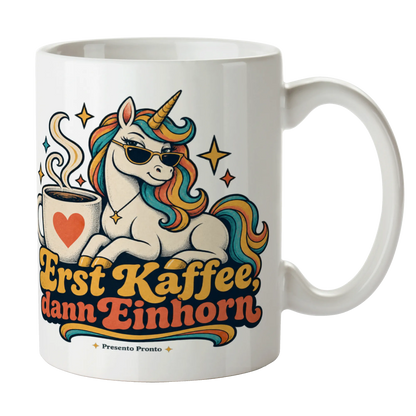 Lustige Einhorn Tasse mit Sonnenbrille für Kaffeefans|p:2016846|h:da61885b0376151c6674a248522db2ca