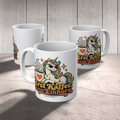 Lustige Einhorn Tasse mit Sonnenbrille für Kaffeefans|p:2016846|h:a765255da9f8d4c2923eed062eddcdac