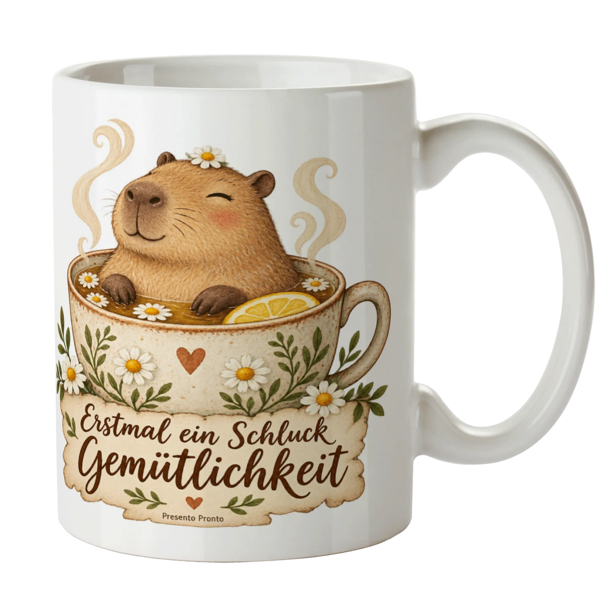 Süße Tasse für Capybara Fans mit Wasserschwein in Teetasse|p:2016847|h:e4b7537498f11f71151a7b8049927f29