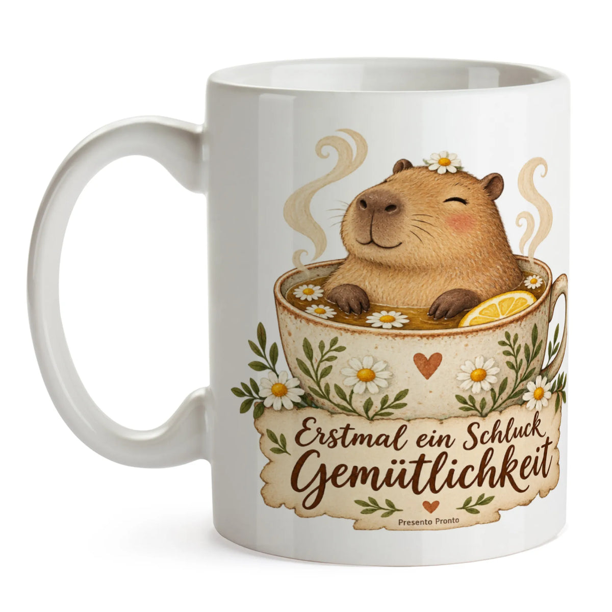 Süße Tasse für Capybara Fans mit Wasserschwein in Teetasse|p:2016847|h:1e52e5e74902009ba7f64caf735ddd22