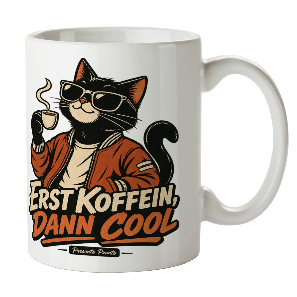Coole Tasse für Katzenfreunde mit Katze und Sonnenbrille|p:2016848|h:6092a6a6c7c5fd65b8b7c766cebf9ef1