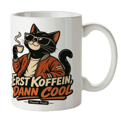 Coole Tasse für Katzenfreunde mit Katze und Sonnenbrille|p:2016848|h:6092a6a6c7c5fd65b8b7c766cebf9ef1