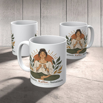 Lustige Yoga Tasse für Yogis mit Kaffeespruch|p:2016852|h:aa59076d9fecbd53c9153cab06eacd27