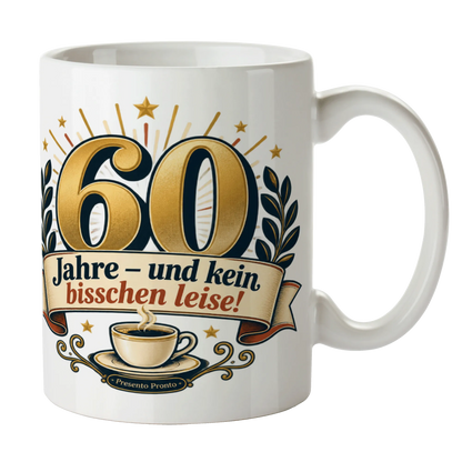 Lustige Tasse zum 60. Geburtstag mit goldener 60|p:2016855|h:ca1a0ef91bfd803d3b610d684baa7ce3