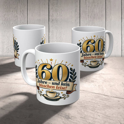 Lustige Tasse zum 60. Geburtstag mit goldener 60|p:2016855|h:06b0db9471836b6e60f3c6d73f5e7a96