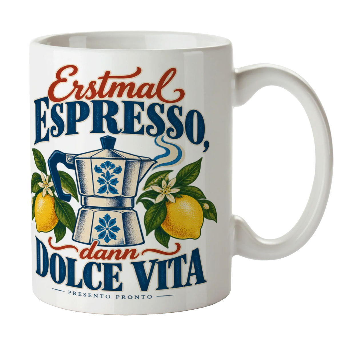 Lustige Tasse für Italienfans mit Amalfi-Zitronen|p:2016857|h:856430a7f65da6fd3efd165651605411
