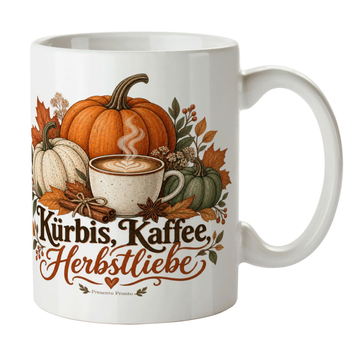 Gemütliche Kürbis-Tasse für Herbstliebhaber mit Kaffee|p:2016858|h:421db700898387709b9921b45c90f27a