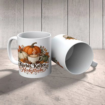Gemütliche Kürbis-Tasse für Herbstliebhaber mit Kaffee|p:2016858|h:6f49240b890eab54414015a56c002dce