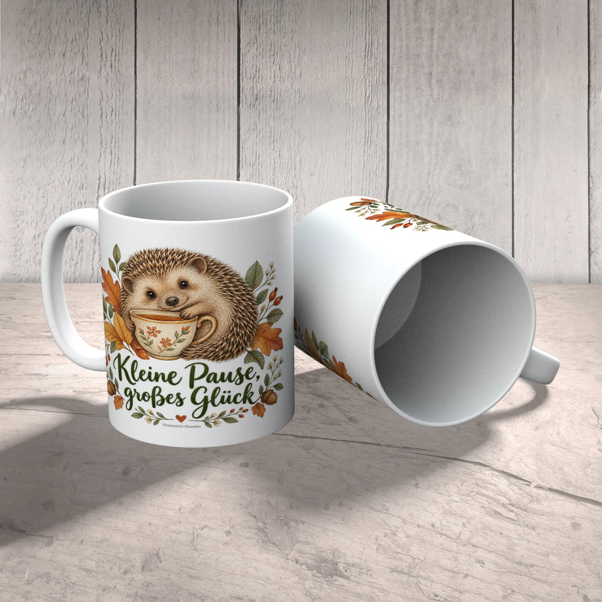 Gemütliche Tasse mit Igel für die kleine Auszeit|p:2016860|h:d6f29fa299f372ee7f73b45be1eac2a6