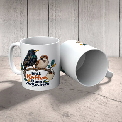 Lustige Tasse mit Vögeln für Vogelliebhaber zum Kaffee|p:2016864|h:a817e1b3aaf81ce2c39534937ccc45b2