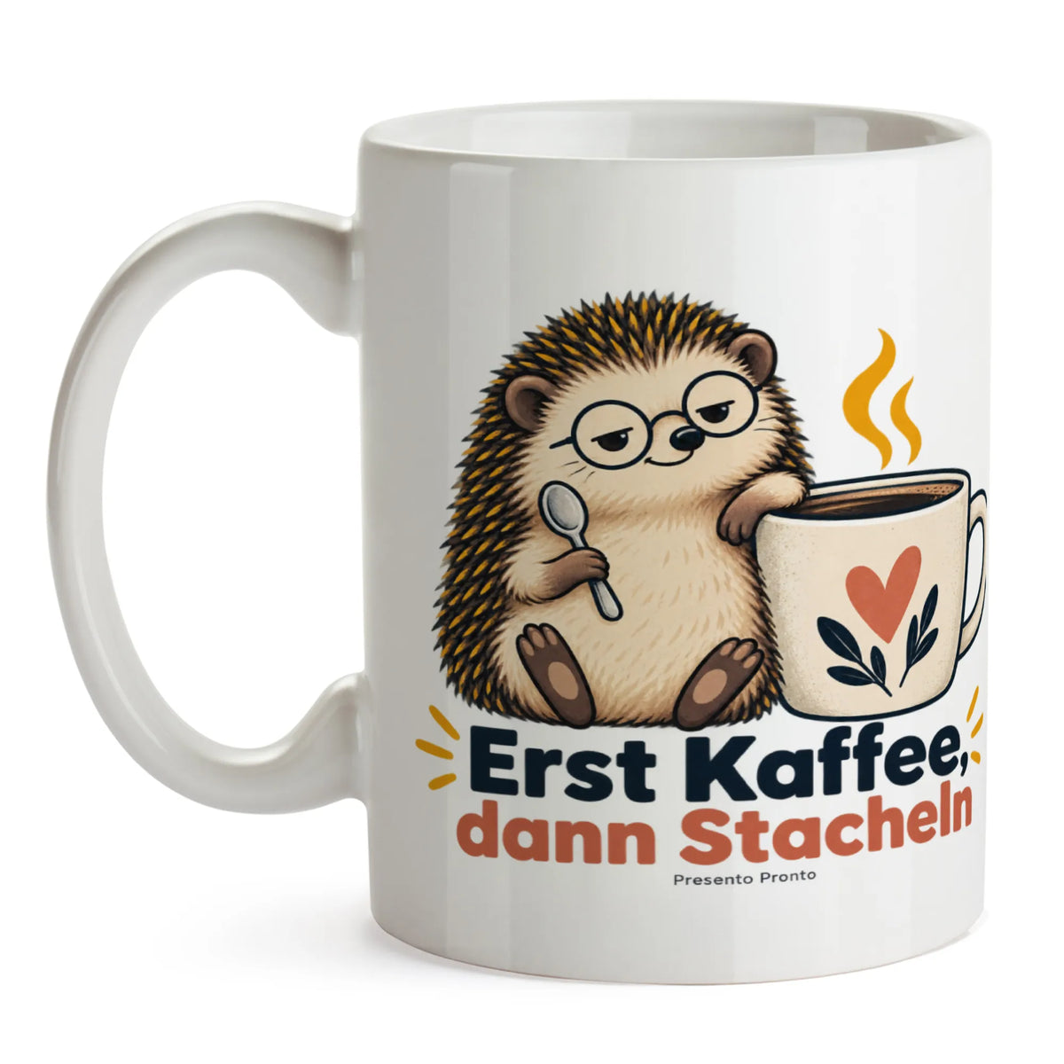 Lustige Igel-Tasse mit Lesebrille für Morgenmuffel|p:2016866|h:c06291add330fc21b8835780522f9657