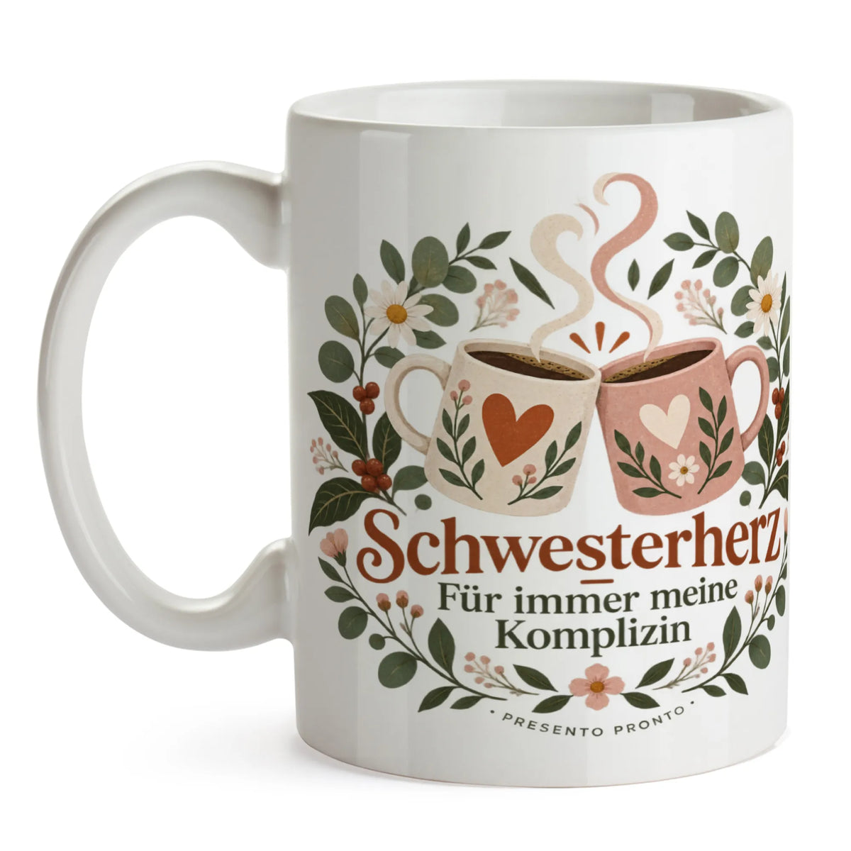 Herzliche Tasse für die Schwester mit Wildblumen|p:2016867|h:8a61704fa1f48ea76ee91e04b4054627