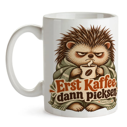 Lustige Tasse mit Igel für Morgenmuffel|p:2016870|h:7e6b9175a0cec31ac38ef58d146dd620