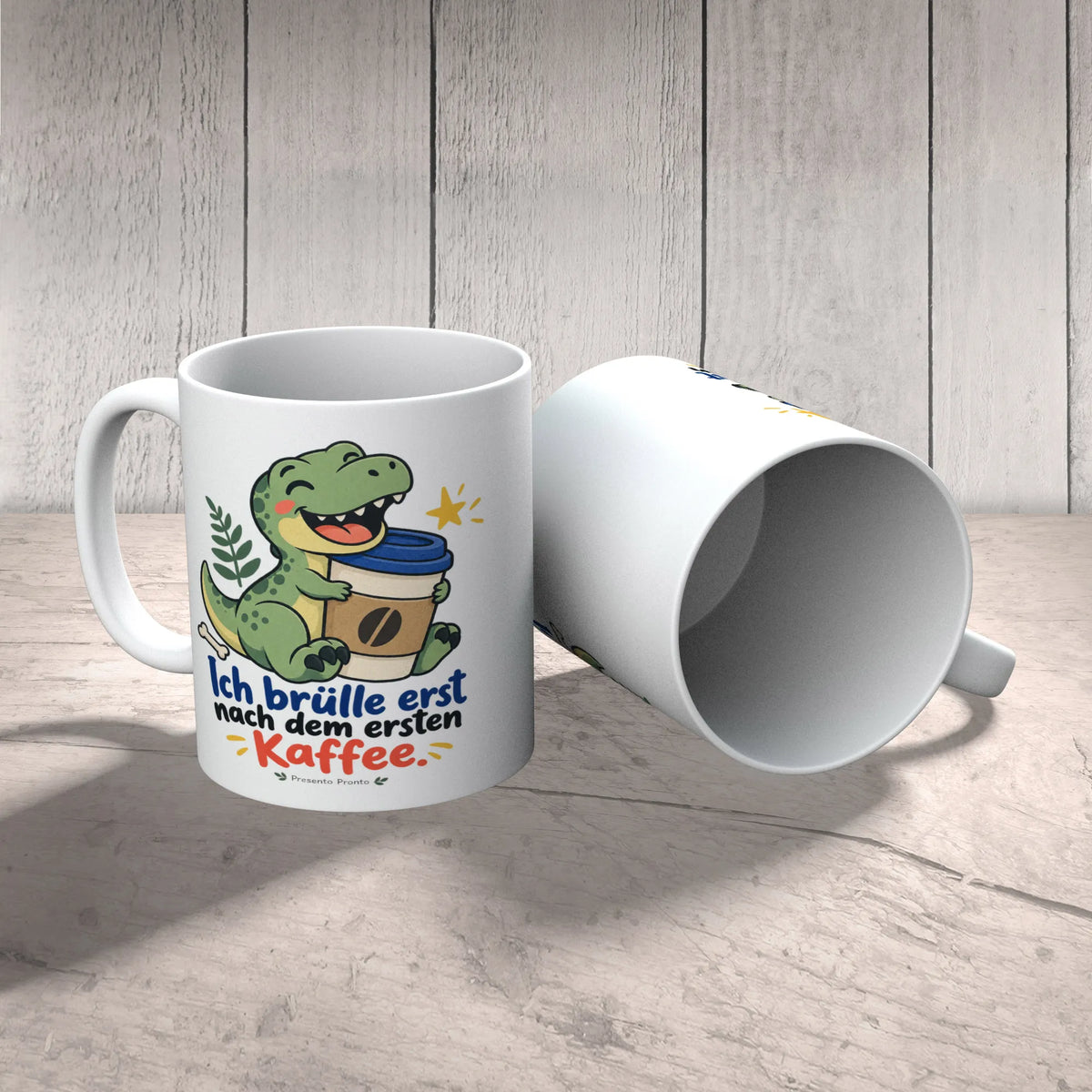 Lustige T-Rex Tasse für Dino-Fans mit Kaffeetasse|p:2016871|h:ccb2b1190ffc73b4ff45132753457002