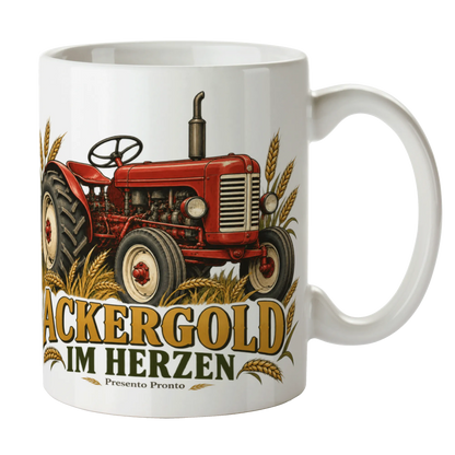 Nostalgische Traktor-Tasse für Bauern mit Weizenähren|p:2016875|h:e1ad1c7c05d8b0979a6643b4854db74e