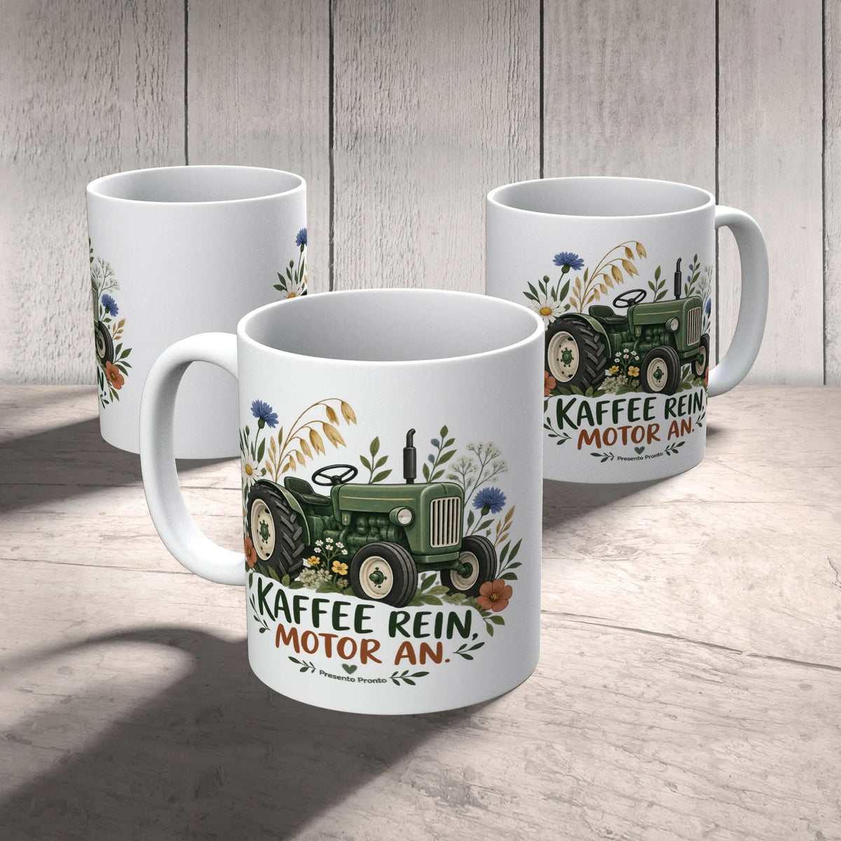 Lustige Traktor-Tasse für Bauern mit Wiesenblumen|p:2016876|h:ac47138e14c37c1908b8b4894fb6f1f5