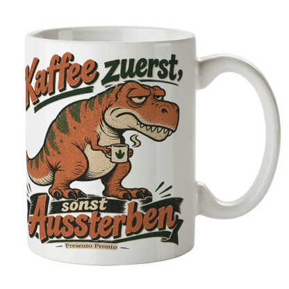 Lustige T-Rex Tasse für Morgenmuffel mit Kaffee|p:2016878|h:d6afa6004dbd1be71ae18b0c7f6d3df8
