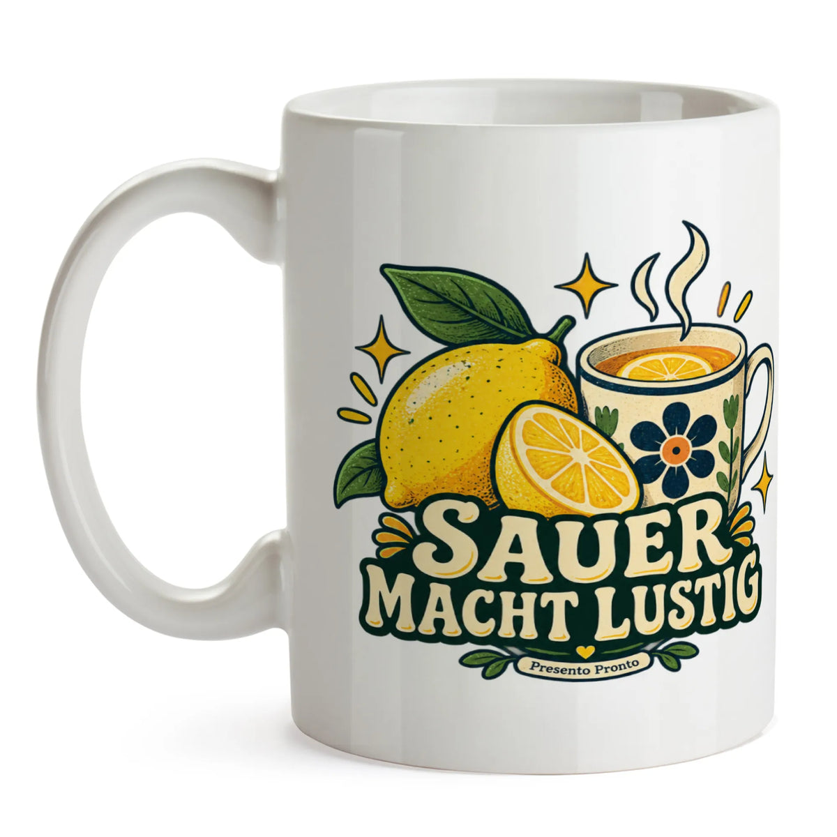 Lustige Tasse Zitrone für Zitronenfans mit Zitronentee|p:2016882|h:ab1c8d4a7e6e464ec256cb06047ee3a4
