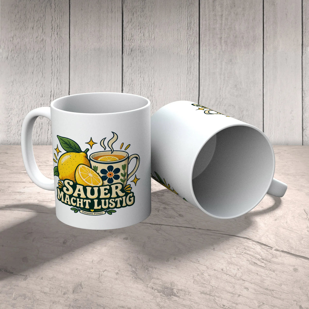 Lustige Tasse Zitrone für Zitronenfans mit Zitronentee|p:2016882|h:6b4383f03234db2cbbab7918f3626a84
