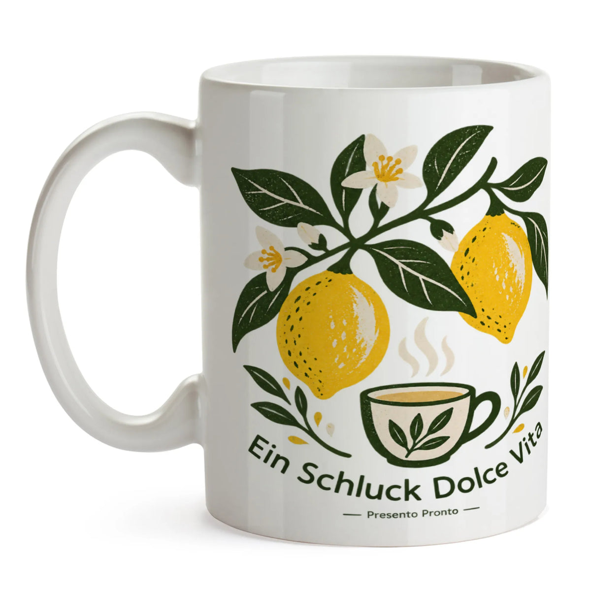 Mediterrane Tasse mit Zitrone für Italienfans|p:2016893|h:0294a376904842605e5d8f2ae6d2401c