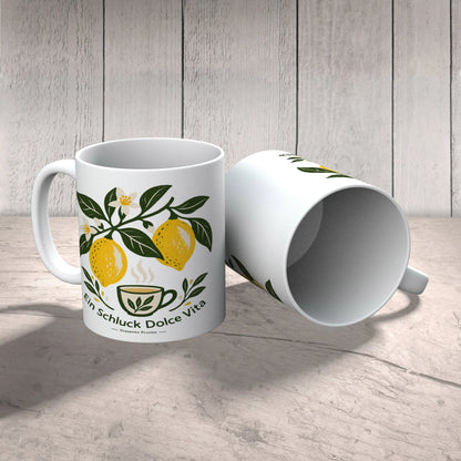Mediterrane Tasse mit Zitrone für Italienfans|p:2016893|h:3e5df0b13596fa881467842f34d61346