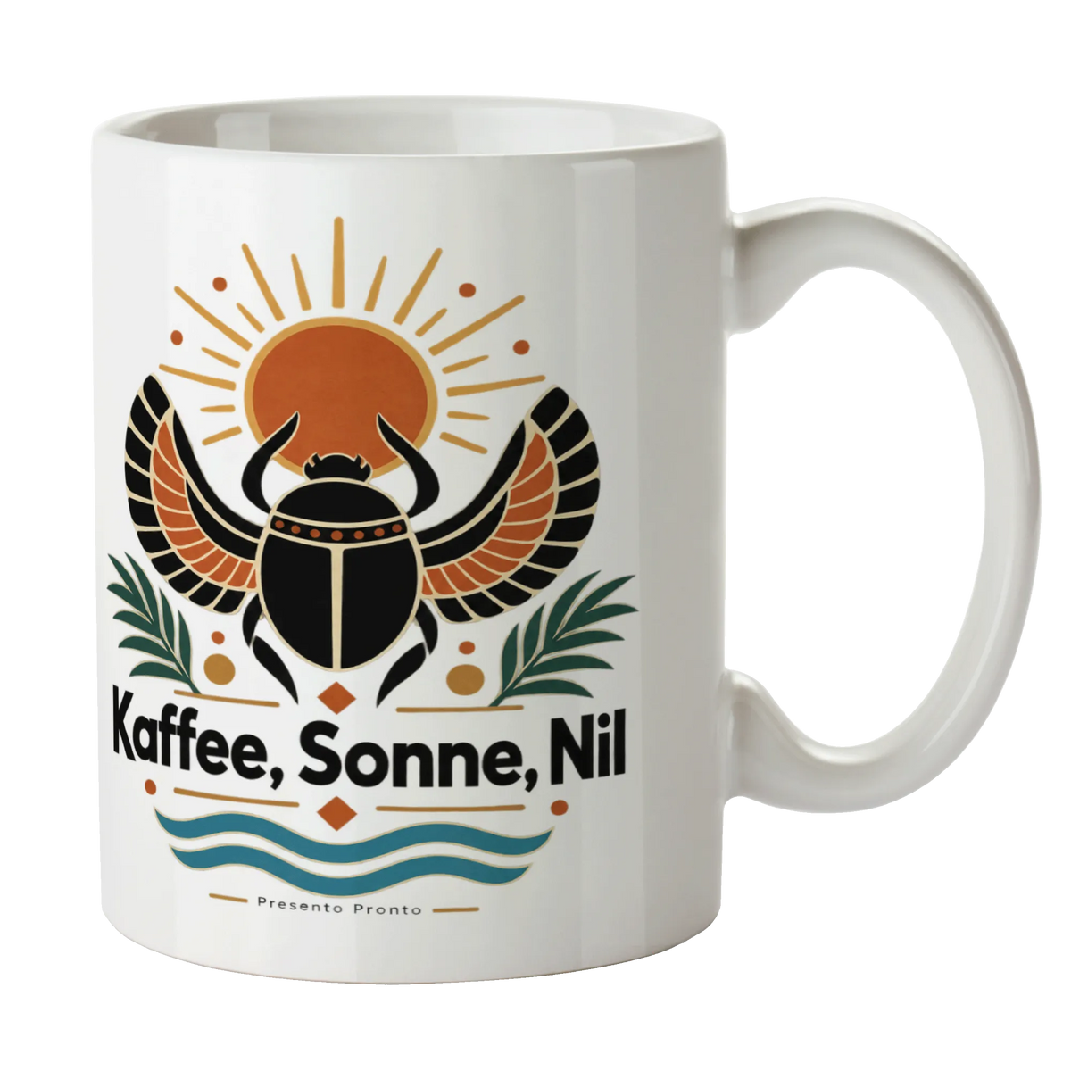Stimmungsvolle Tasse Ägypten für Fans mit Skarabäus und Sonne|p:2016894|h:8133c021e72fdc55ac2cff351ca86e13