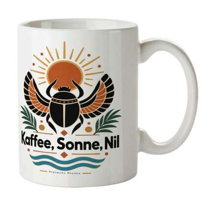 Stimmungsvolle Tasse Ägypten für Fans mit Skarabäus und Sonne|p:2016894|h:8133c021e72fdc55ac2cff351ca86e13