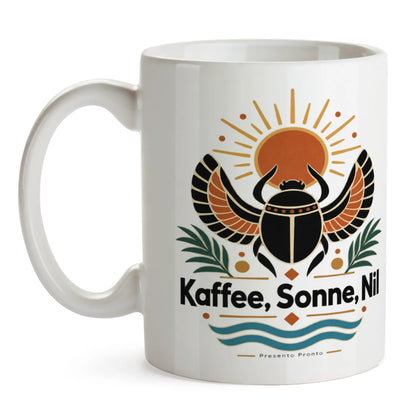 Stimmungsvolle Tasse Ägypten für Fans mit Skarabäus und Sonne|p:2016894|h:a92e2d7e1064112839c326644b7eae08