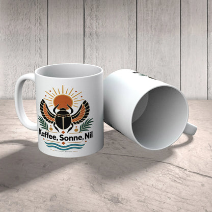 Stimmungsvolle Tasse Ägypten für Fans mit Skarabäus und Sonne|p:2016894|h:39b151fce88b7025e8d20d4ecc2c002d