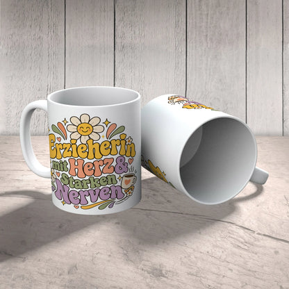 Lustige Tasse für Erzieherin im Kindergarten|p:2016895|h:819a056b8500caa354d073352b6c8f07
