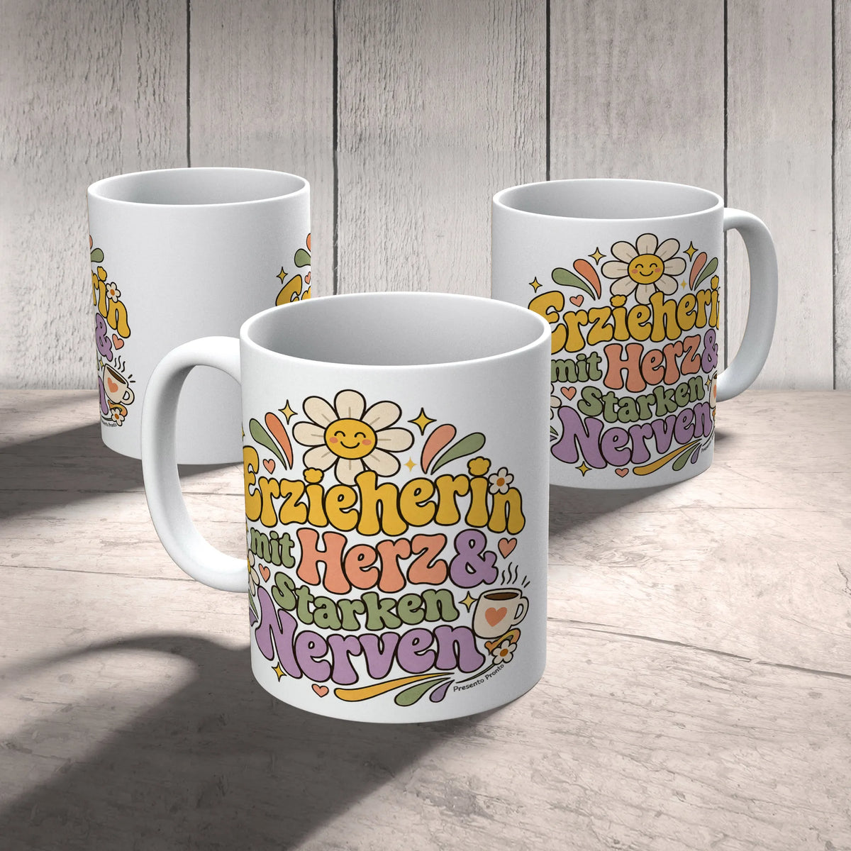 Lustige Tasse für Erzieherin im Kindergarten|p:2016895|h:248b019e008aed4e287158bc227f8447