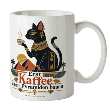Lustige Ägypten Tasse für Kaffeefans mit Katzengöttin|p:2016899|h:ed62dc4c910dc69ddb8bbba29b4d1f05