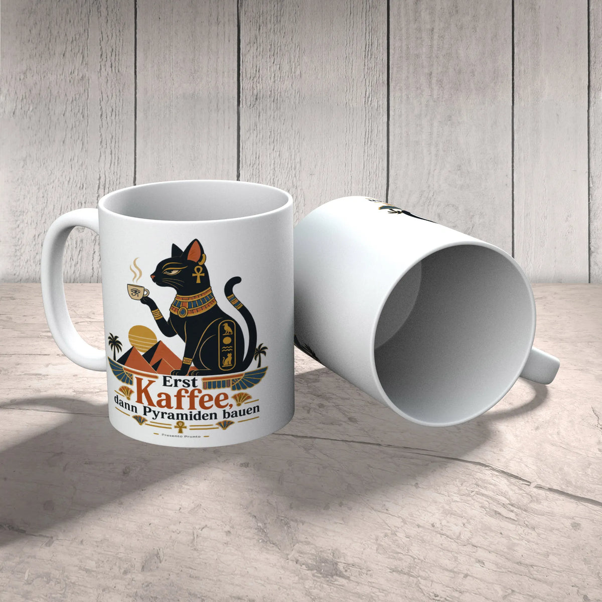 Lustige Ägypten Tasse für Kaffeefans mit Katzengöttin|p:2016899|h:cda19d0affebe506a8ce299627f9e897