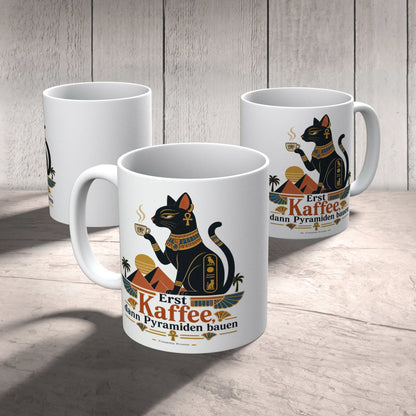 Lustige Ägypten Tasse für Kaffeefans mit Katzengöttin|p:2016899|h:9711ea37e5100d211a2bdc0766e426d7