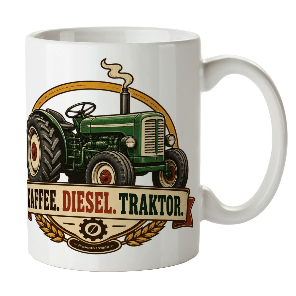 Lustige Tasse für Traktorfans mit Kaffee Diesel Spruch|p:2016913|h:00a6d08aef4a5c2f035cffec7e6ca8f6