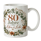 Elegante Tasse zum 80. Geburtstag mit Blumenkranz|p:2016924|h:fc47cc1a2f10ab275cd66ad6fe3c0735