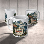 Lustige Tasse für Norwegen-Fans mit roter Hütte am Fjord|p:2016928|h:169c842e9021b5a8d40582f3542c9d22