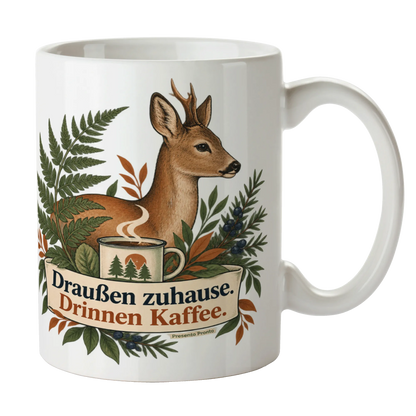 Gemütliche Tasse für Jäger mit Reh|p:2016933|h:a10c9ff5bf6e339b5d662476893e3aa0
